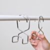 Metal Purse Hanger Closet Set of 4 - Anti-Fall Heavy Duty Bag Organizer Hooks for Handbags, Backpacks & Totes, image 8