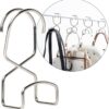 Metal Purse Hanger Closet Set of 4 - Anti-Fall Heavy Duty Bag Organizer Hooks for Handbags, Backpacks & Totes, image 1