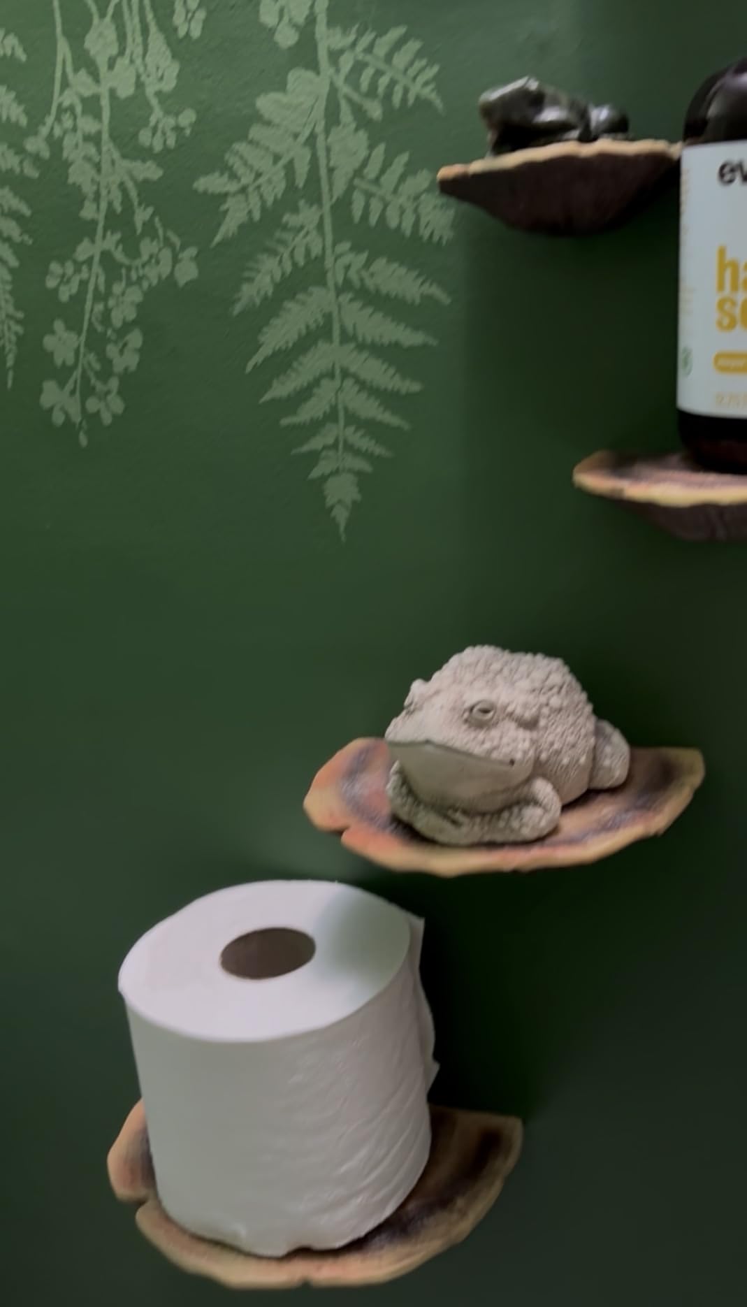 Wiosi 5-Piece Turkey Gill Mushroom Floating Shelves image 12