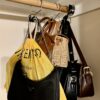 Metal Purse Hanger Closet Set of 4 - Anti-Fall Heavy Duty Bag Organizer Hooks for Handbags, Backpacks & Totes, image 17